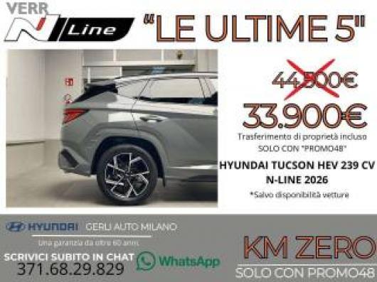 Km 0 HYUNDAI Tucson
