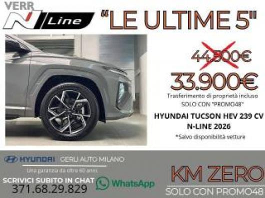Km 0 HYUNDAI Tucson